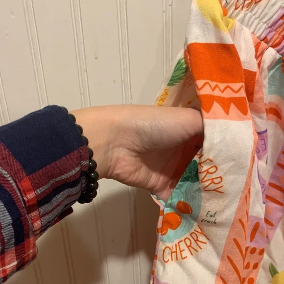 Peach Love California Fresh Fruit Themed Matching Pajama Set - Picture 7 of 7